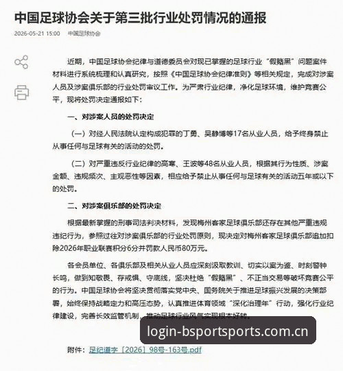 中国足协第三批禁足名单详解，b体育平台老用户谈行业乱象与观赛体验